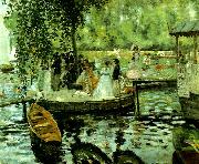Pierre Auguste Renoir la grenouillere oil painting